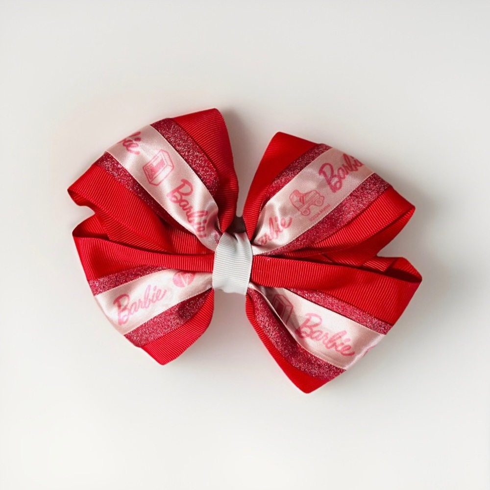 Pink Barbie Hair clip Bow